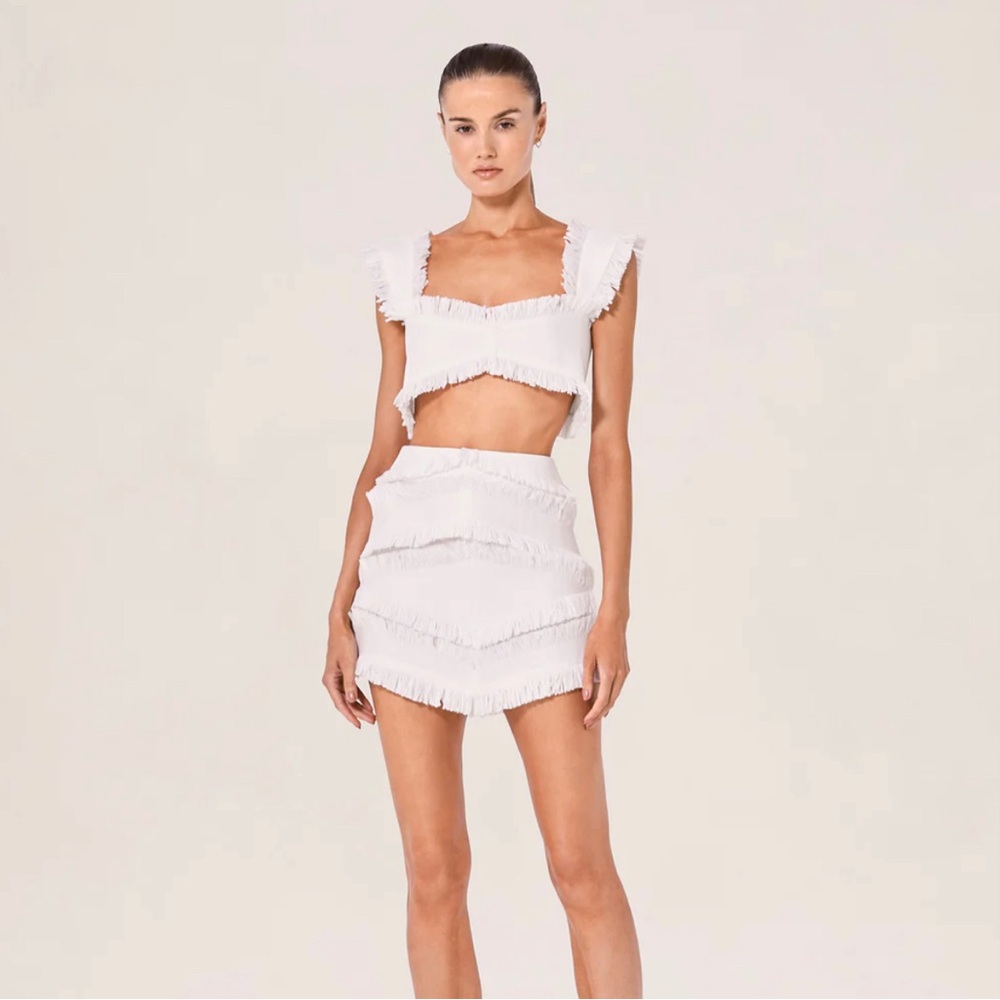 Alexis Elmi Raffia Top - Picture 9 of 10
